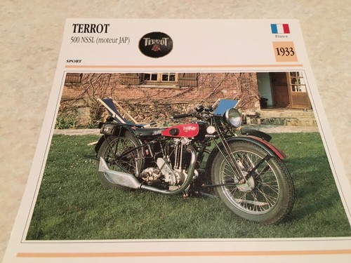 Card motorbike terrot 500 - terrot,