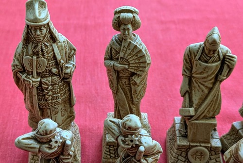 Samurai chess set latex - chess,