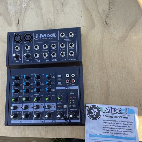 Mackie mix8 channel non - mackie,