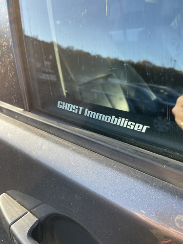 Ghost immobiliser window - ghost,
