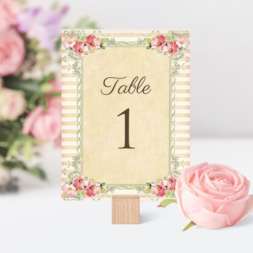 Vintage style wedding table - vintage,