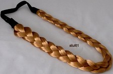 Braided Synthetic Plait Plaited Elastic Hair Band Headband Kylie Hairband Ladies