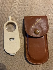 Vintage Map Measurer In Leather Case