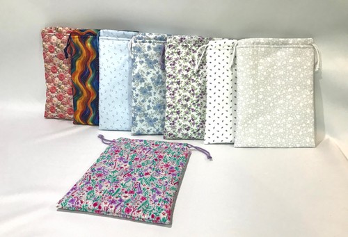 Handmade drawstring toiletry - drawstring,