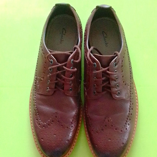 Clarks men brown leather - men's,