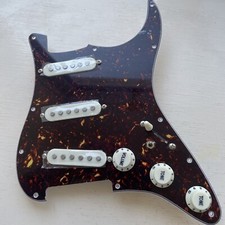 Gilmour Strat 4-ply, BrownTort, 7-Way Fully Loaded Pickguard, ALNicoV  250k Pots