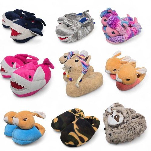 Kids soft comfy slippers - soft, 3d