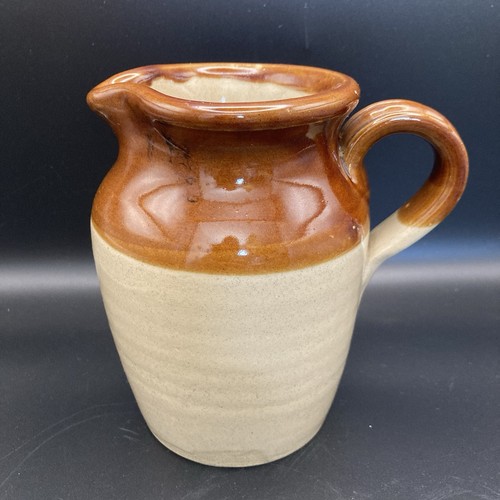 Vintage jug glazed - glazed, brown