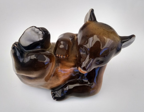 Lomonosov porcelain bear cub