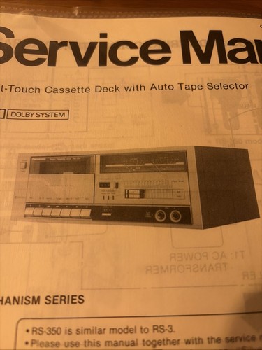 350 cassette deck player - rs-350,