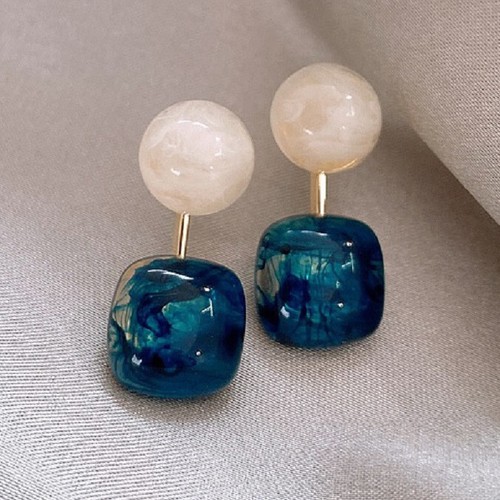925 sterling silver - silver, blue