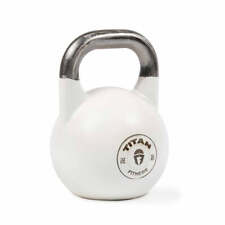 Titan Fitness 32 KG Competition Kettlebell, Color-Coded White, 35mm Handle