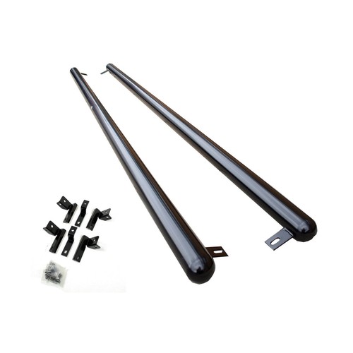Black side bars - black, with