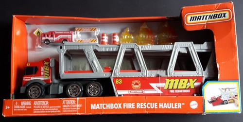 Matchbox fire rescue hauler - fire,