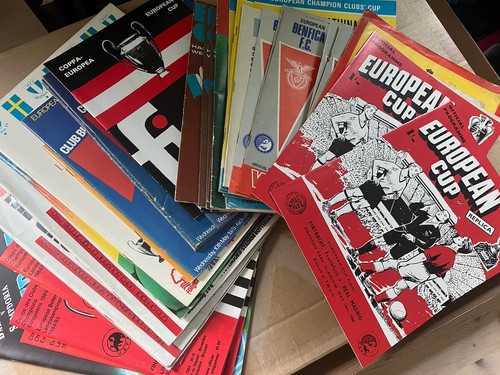 European cup final programmes - european,