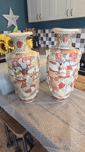 Pair large antique - pair,