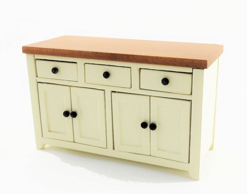 Dolls house cream walnut - cream,