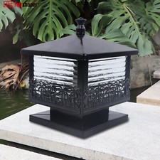 Vintage Black Pillar Light