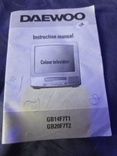 Daewoo TV GB14F7T1/GB20F7T2