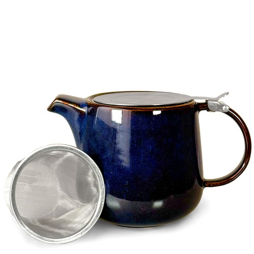 Reactive glaze teapot - glaze, scandi