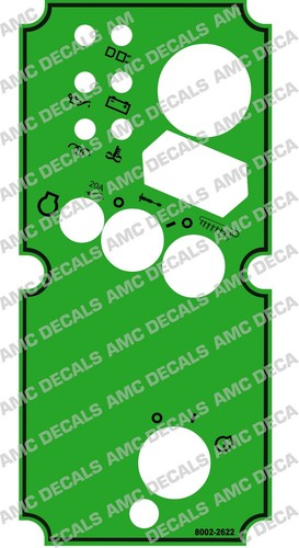 Terex roller dash decal - terex,