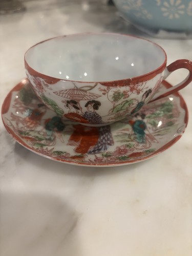 Antique porcelain kutani - porcelain,
