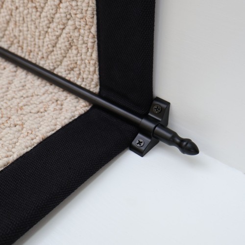 Cavalier matt black stair rod - cavalier,