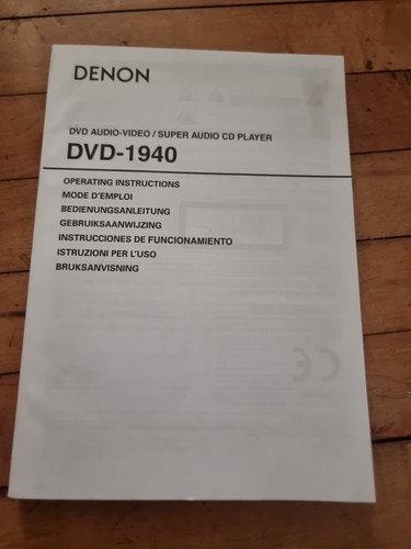 Denon dvd 1930 super audio - denon,