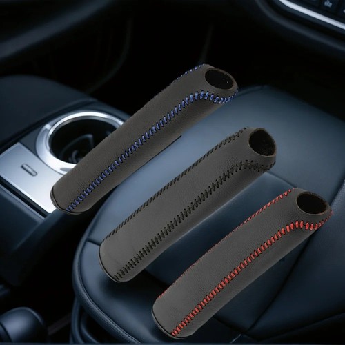 Leather car handbrake cover - pu,