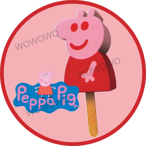 Ice cream van sticker peppa - van,