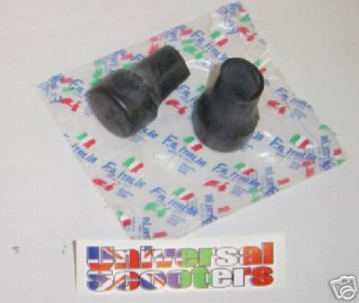 Vespa black rubber stand - vespa,