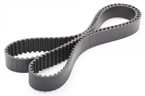 Timing belt with rounded tooth