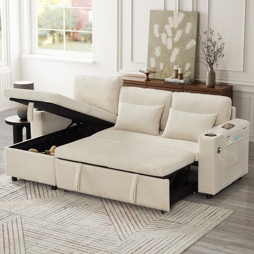 Shaped sofa bed seater - l-shaped, 3
