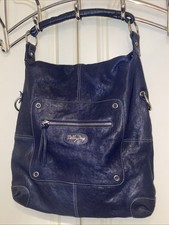 Billy Bag Navy Leather Bag