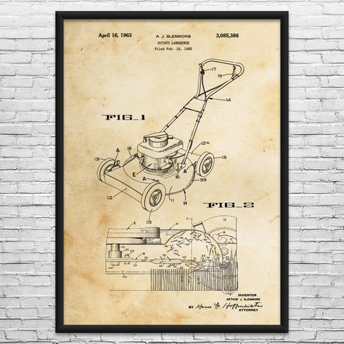 1963 lawn mower patent - 1963,
