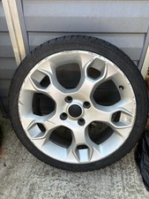 GENUINE 17" FORD FIESTA MK7 MK 8 ZETEC S SNOWFLAKE ALLOY WHEEL With Tyre Gx2