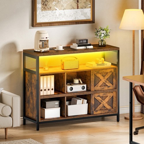 Rustic sideboard cabinet with - sideboard,