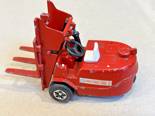 Lone star diecast red forklift - star,