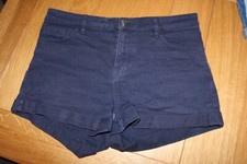 ladies dark blue shorts summer