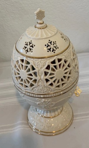 Lenox porcelain egg music box - lenox,