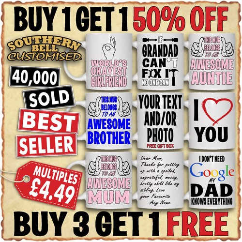 Personalised mug custom photo - personalised,