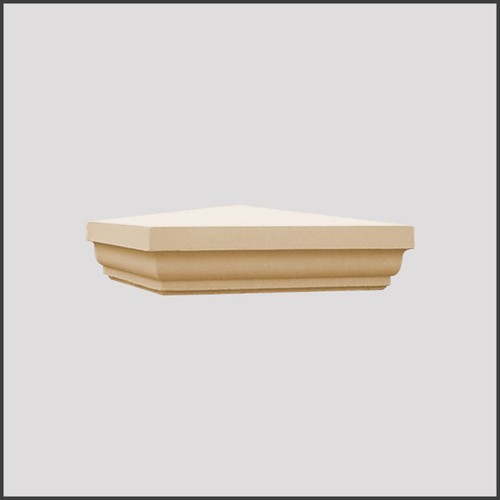 Fluted pier caps 330mm x - fluted, caps,