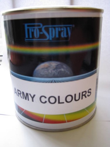 Gloss army colours spray - colours,