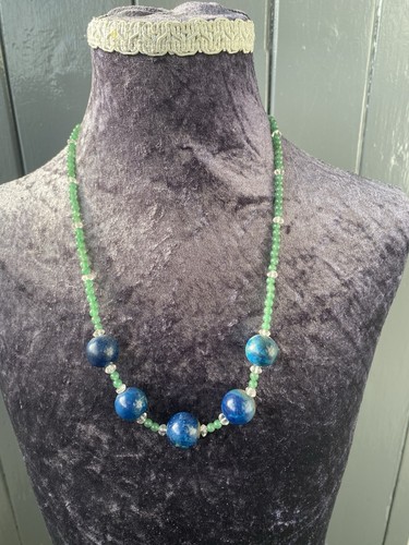 Vintage lapis lazuli - lapis, necklace