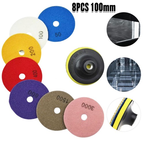 8pcs diamond polishing pads - 8pcs,