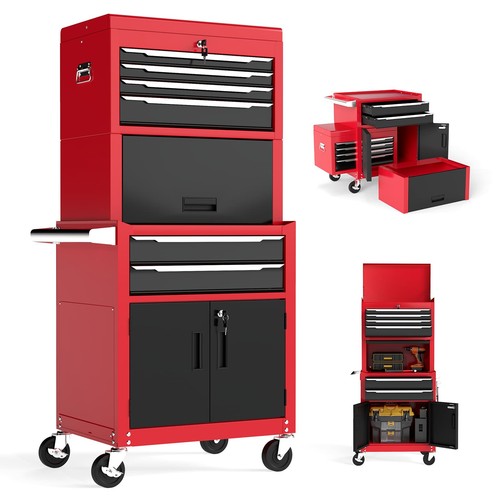 Gymax drawer rolling tool - 6-drawer,