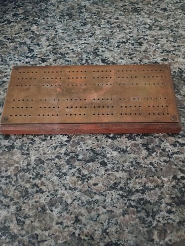 Vintage wooden and metal - and,