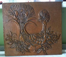VINTAGE LARGE COPPER PLAQUE