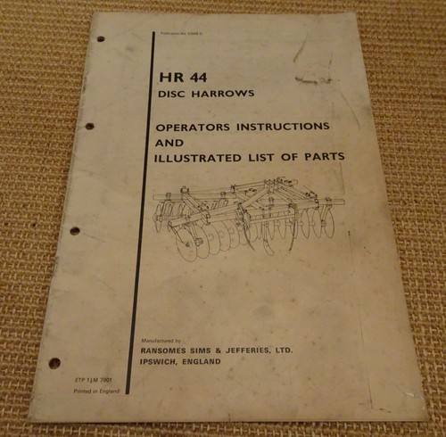 Ransomes hr44 disc - hr44,
