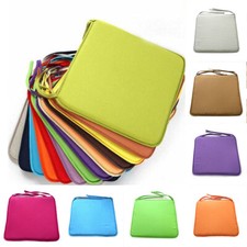 Garden Seat Pads Soft Comfy Patio Dinning Chair Furniture Pads Tie Backs Kitchen